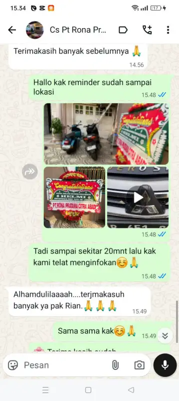 Testimonial Papan grand opening PASAMAN